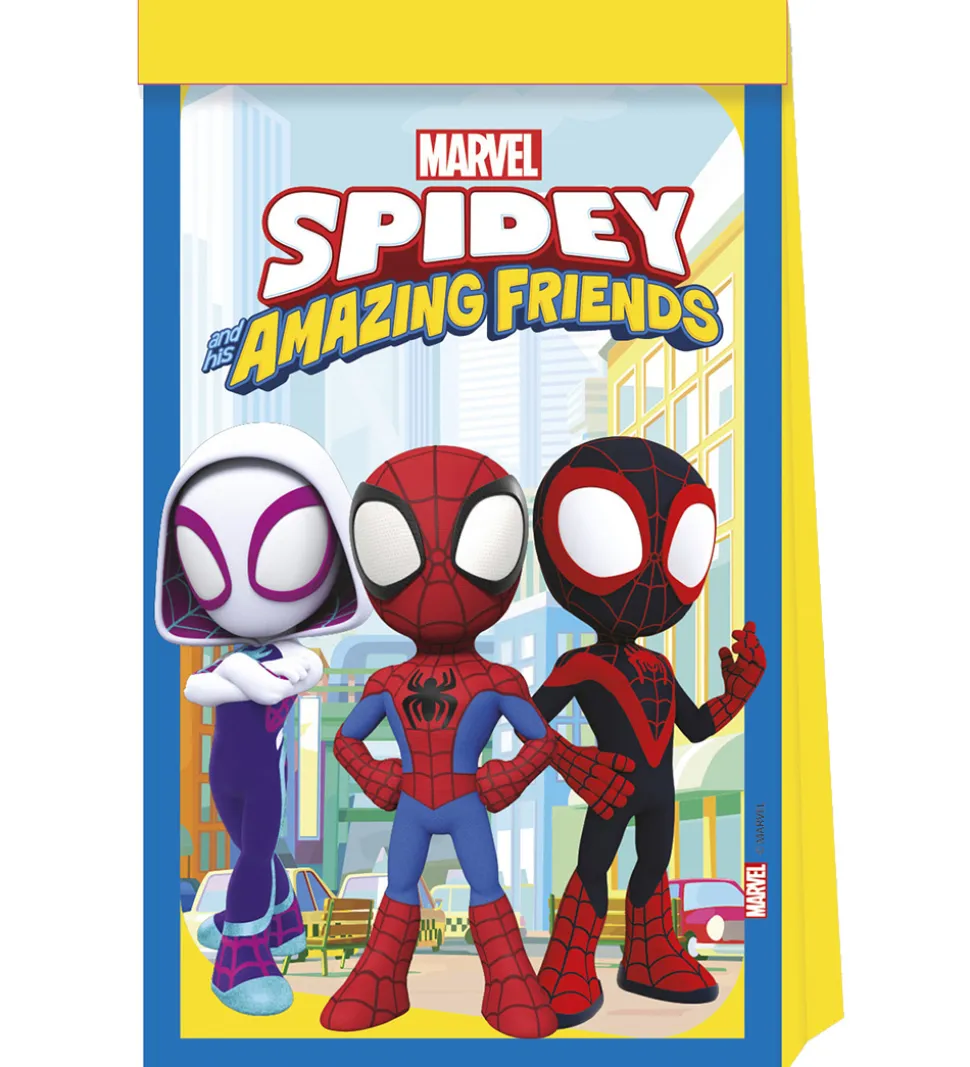 Decorata Party Slikposer - 4-pak - Spidey And His Amazing Friend