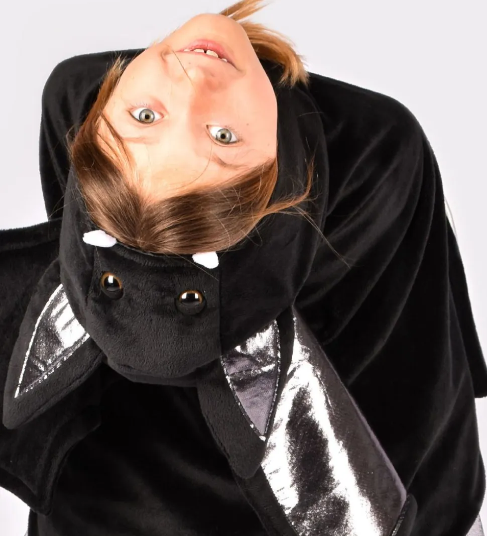 Den Goda Fen Udklædning - Flagermus kappe - Sort