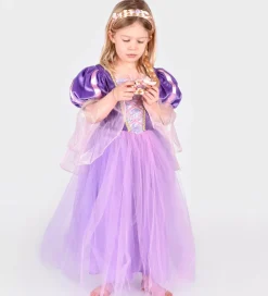 Den Goda Fen Udklædning - Rapunzel m. Hårbøjle - Lilla