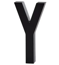 Design Letters Alubogstav - Y - Sort