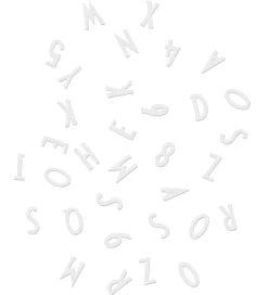 Design Letters Bogstaver - Hvid