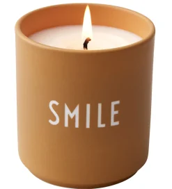 Design Letters Duftlys - Spr. Flowers/Wood/Fruit - Orange m. Smi