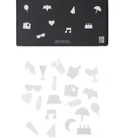 Design Letters Ikoner - Fest - Hvid