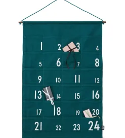 Design Letters Julekalender - 73 cm - Mørkegrøn