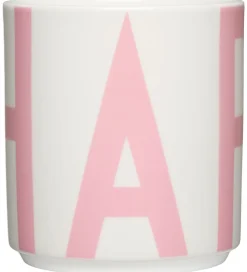 Design Letters Kop - XL Vintage ABC - Happy - Creole Pink