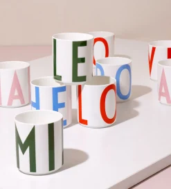 Design Letters Kop - XL Vintage ABC - Happy - Creole Pink