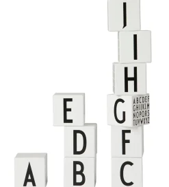 Design Letters Træklodser - A-Z - Hvid m. Alfabet