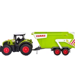 Dickie Toys Traktor - CLAAS Traktor m. Trailer - Lys/Lyd