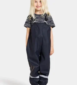 Didriksons Regnbukser m. Seler - PU - Plaskeman - Navy