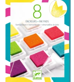 Djeco - 8 Stempelpuder - Pop