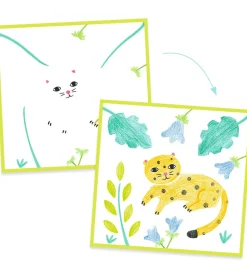 Djeco Farvesæt - 3 Skabeloner