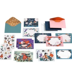 Djeco Invitationer - 8 stk. - Haven