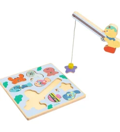 Djeco Magnetlegetøj - Puzz & Fish Bariolo - 9 Brikker