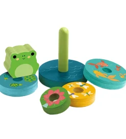 Djeco Puslespil/Stabelelegetøj - 8 Dele - Træ - Rainbow