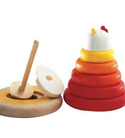 Djeco Stablelegetøj - Høne - Rød/Orange