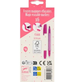 Djeco Trylletuscher - 6 stk. - Pastelfarver