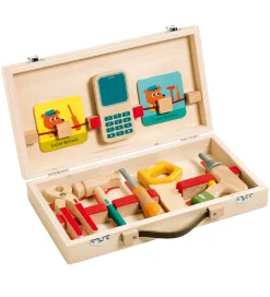 Djeco Værktøjskasse - Træ - Super Bricolo - Handyman