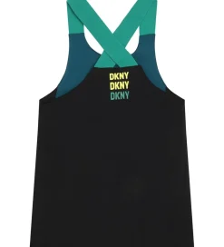 DKNY Træningstop - Petroleumsblå/Sort