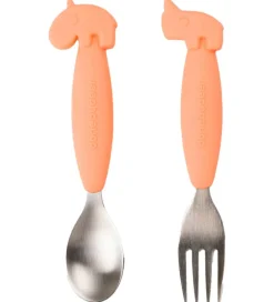 Done By Deer Bestiksæt - 2-Pak - Coral