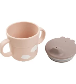 Done By Deer Spisesæt - 3 Dele - Foodie - Happy Clouds Powder