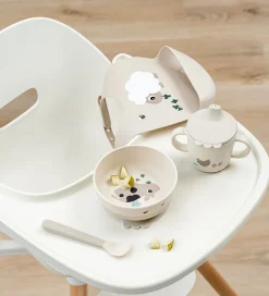 Done by Deer Spisesæt - 3 Dele - Foodie - Tiny Farm - Sand