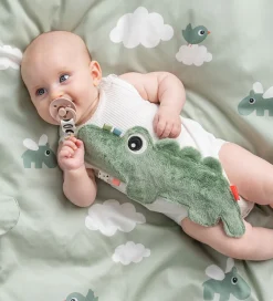 Done By Deer Sutteklud - Cozy Friend Croco - Grøn