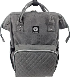 Dooky Pusletaske Rygsæk - Stor - Grey Melange