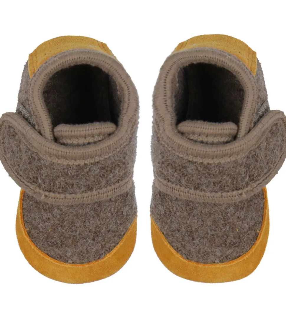 En Fant Hjemmesko - Uld - Walnut