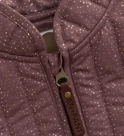 En Fant Termotøj - Rose Taupe m. Flæser/Glitter