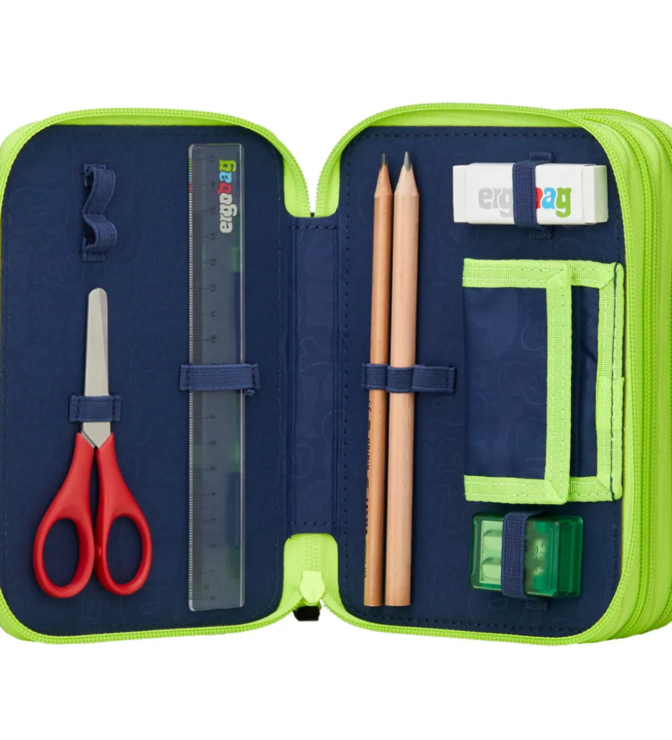 Ergobag Penalhus m. Indhold - Maxi - CyBear Race