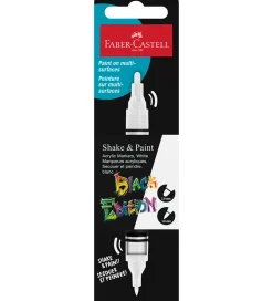 Faber-Castell Tusch - Shake & Paint Akryl - Hvid