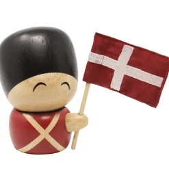 FableWood Garder - Frederik - 7,5 cm - Natur/Rød/Sort