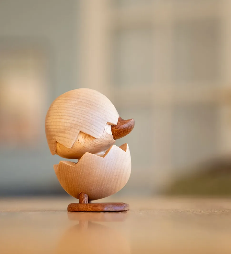 FableWood H.C. Andersen - Den Grimme Ælling - 8 cm - Natur