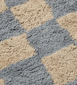 Ferm Living Gulvtæppe - Mara - 80x150 cm - Mist Blue/Warm Sand