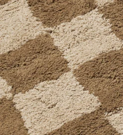 Ferm Living Gulvtæppe - Mara - 80x150 cm - Tan/Warm Sand