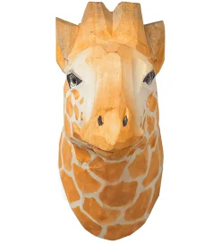 ferm Living Knage - Håndskåret Træ - 9,5x9,5x5 cm - Giraf