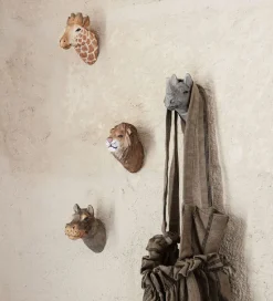 ferm Living Knage - 9,5x9,5x5 cm - Håndskåret Træ - Flodhest