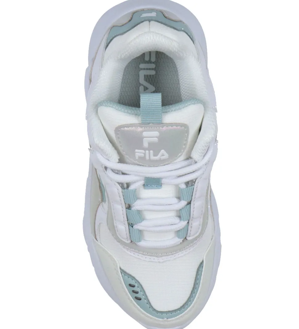 Fila Sko - Collene Logo - Hvid/Silver/Blue Haze