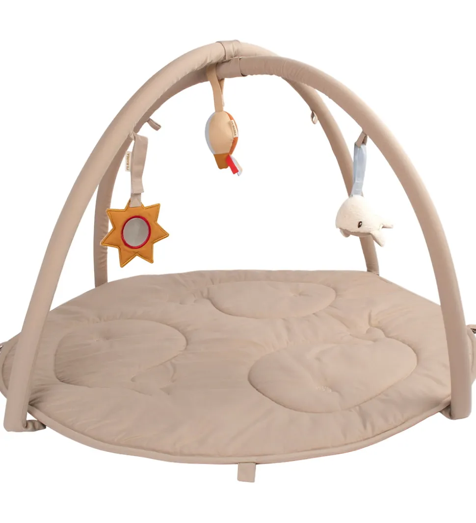 Filibabba Aktivitetstæppe m. 3 Aktivitetslegetøj - Beige