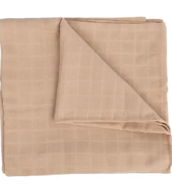 Filibabba Babysvøb - Musselin - 120x120 cm - Warm Grey