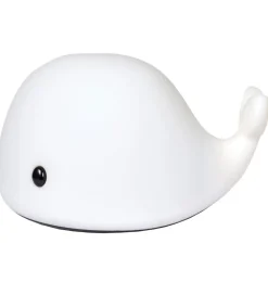 Filibabba Lampe - The Friendly Whale Christian - 14,5 cm - Hvid