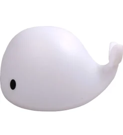 Filibabba Lampe - The Friendly Whale Christian - 30 cm - Hvid
