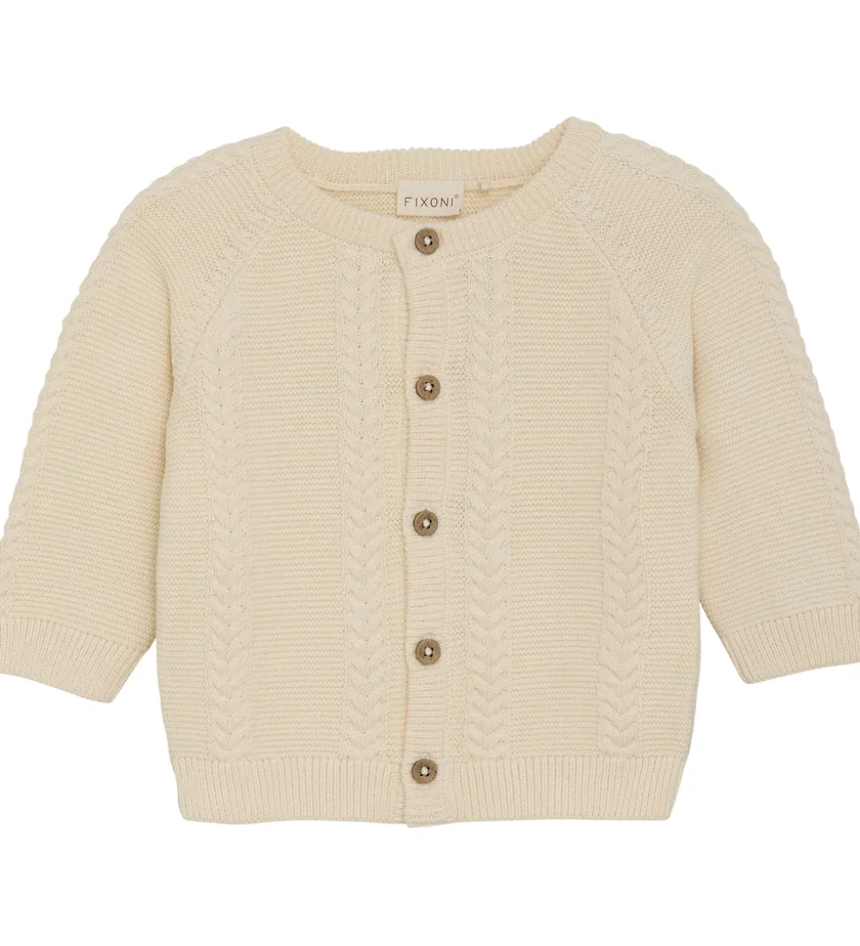 Fixoni Cardigan - Strik - Eggnog