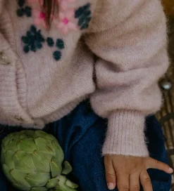 Fliink Cardigan - Strik - Uld/Nylon - Star - Peach Whip