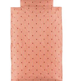 Flöss Sengetøj - Baby - Molly - Berry Gingham