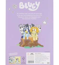 Forlaget Gyldendal Malebog - Bluey - Fuld Af Sjov