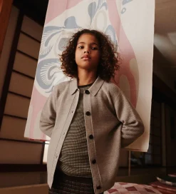 FUB Cardigan - Strik - Uld - Oat Melange