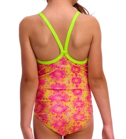 Funkita Badedragt - Printed One Piece - UV50+ - Poison Pink