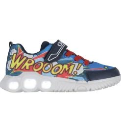 Geox Blinkesko - J Wroom - Royal/Red