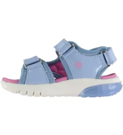 Geox Sandaler m. lys - Ciberdron - Sky/Fuchsia